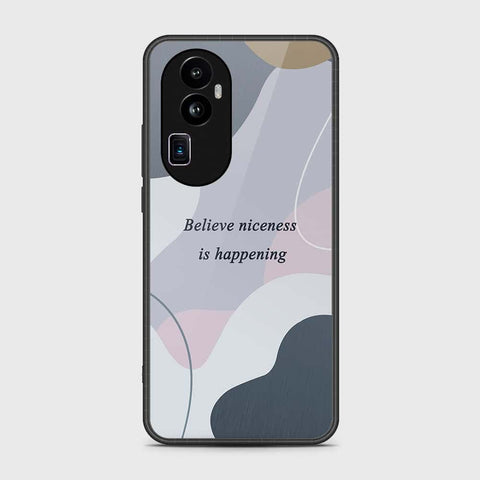 Oppo Reno 10 Pro Plus Cover- Happy Series - HQ Ultra Shine Premium Infinity Glass Soft Silicon Borders Case