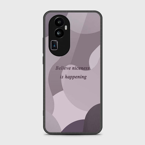 Oppo Reno 10 Pro Plus Cover- Happy Series - HQ Ultra Shine Premium Infinity Glass Soft Silicon Borders Case