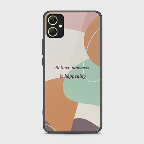 Samsung Galaxy A05 Cover- Happy Series - HQ Ultra Shine Premium Infinity Glass Soft Silicon Borders Case