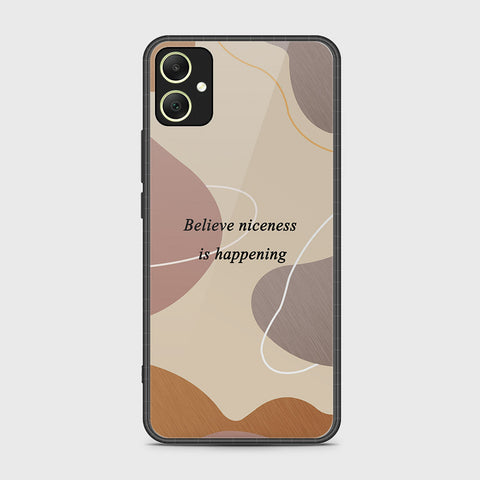 Samsung Galaxy A05 Cover- Happy Series - HQ Ultra Shine Premium Infinity Glass Soft Silicon Borders Case