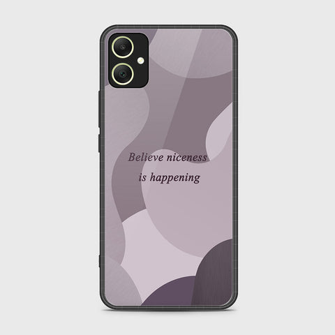 Samsung Galaxy A05 Cover- Happy Series - HQ Ultra Shine Premium Infinity Glass Soft Silicon Borders Case