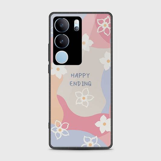 Vivo V29 Pro Cover- Happy Series - HQ Ultra Shine Premium Infinity Glass Soft Silicon Borders Case