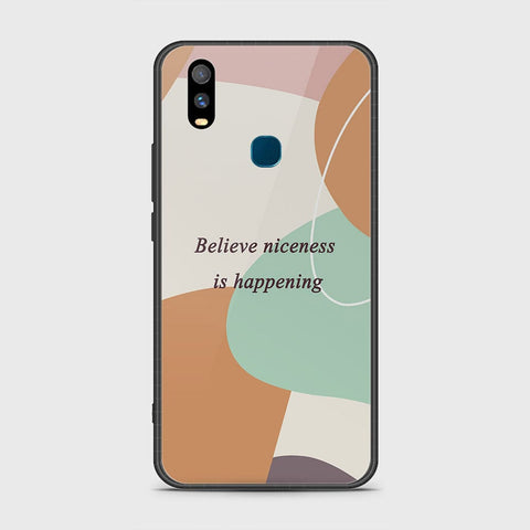 Vivo Y11 2019 Cover- Happy Series - HQ Ultra Shine Premium Infinity Glass Soft Silicon Borders Case