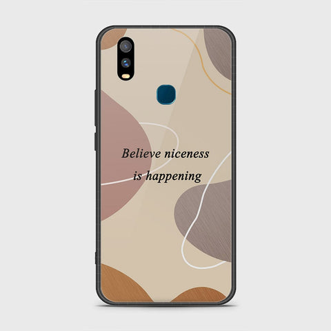 Vivo Y11 2019 Cover- Happy Series - HQ Ultra Shine Premium Infinity Glass Soft Silicon Borders Case