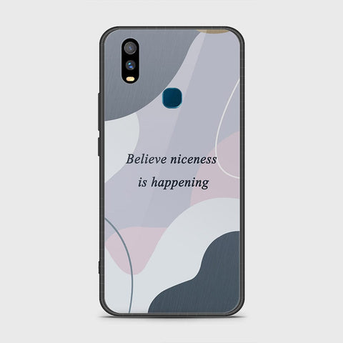 Vivo Y11 2019 Cover- Happy Series - HQ Ultra Shine Premium Infinity Glass Soft Silicon Borders Case