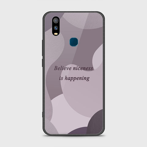 Vivo Y11 2019 Cover- Happy Series - HQ Ultra Shine Premium Infinity Glass Soft Silicon Borders Case