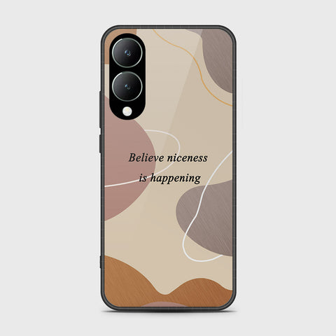 Vivo Y17s Cover- Happy Series - HQ Ultra Shine Premium Infinity Glass Soft Silicon Borders Case