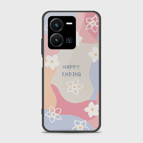 Vivo Y35 4G Cover - Happy Series - HQ Ultra Shine Premium Infinity Glass Soft Silicon Borders Case