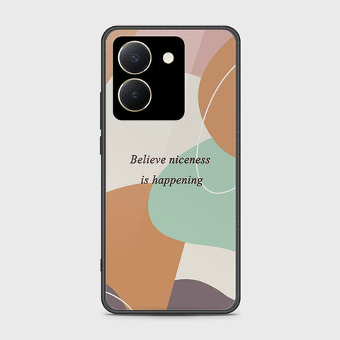 Vivo Y27s Cover- Happy Series - HQ Ultra Shine Premium Infinity Glass Soft Silicon Borders Case