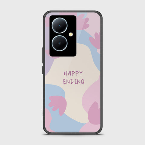 Vivo Y78 Plus 5G Cover - Happy Series - HQ Ultra Shine Premium Infinity Glass Soft Silicon Borders Case