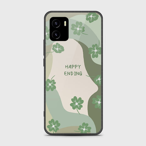 Vivo Y10 Cover- Happy Series - HQ Ultra Shine Premium Infinity Glass Soft Silicon Borders Case