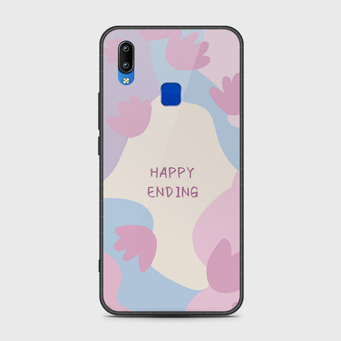 Vivo Y91i Cover- Happy Series - HQ Ultra Shine Premium Infinity Glass Soft Silicon Borders Case