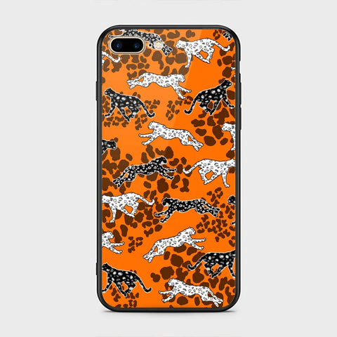 iPhone 8 Plus / 7 Plus Cover - Hustle Series - HQ Ultra Shine Premium Infinity Glass Soft Silicon Borders Case