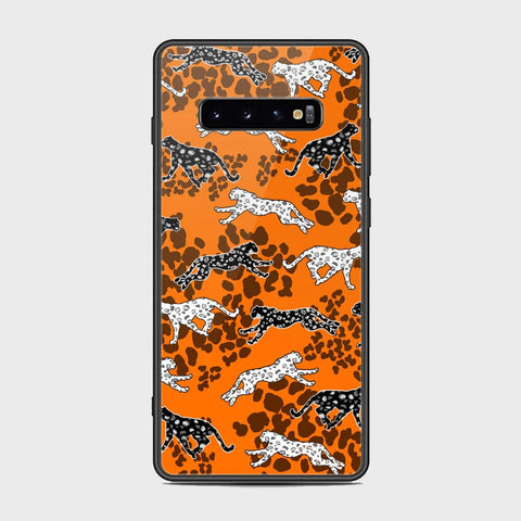 Samsung Galaxy S10 Plus Cover - Hustle Series - HQ Ultra Shine Premium Infinity Glass Soft Silicon Borders Case
