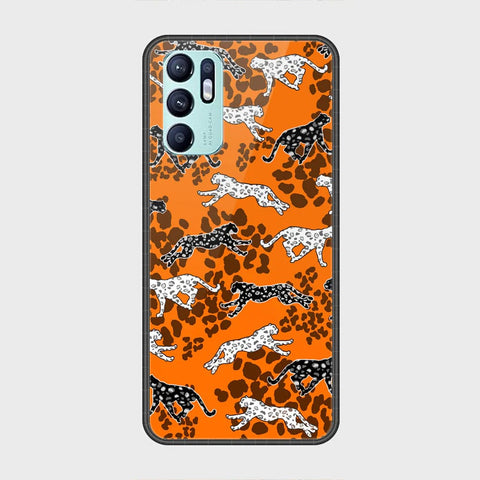Oppo Reno 6 Cover - Hustle Series - HQ Ultra Shine Premium Infinity Glass Soft Silicon Borders Case