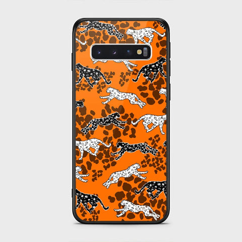 Samsung Galaxy S10 Cover - Hustle Series - HQ Ultra Shine Premium Infinity Glass Soft Silicon Borders Case