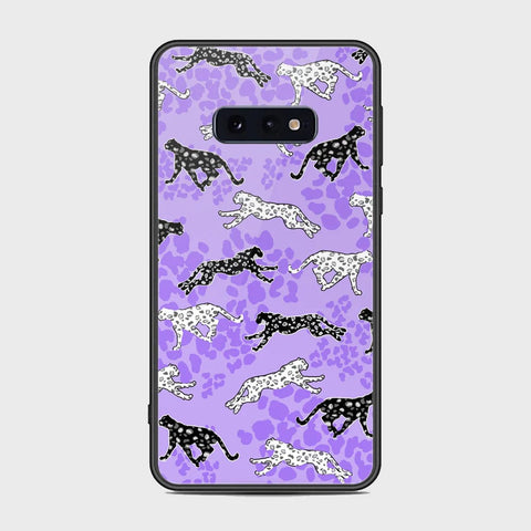 Samsung Galaxy S10e Cover - Hustle Series - HQ Ultra Shine Premium Infinity Glass Soft Silicon Borders Case