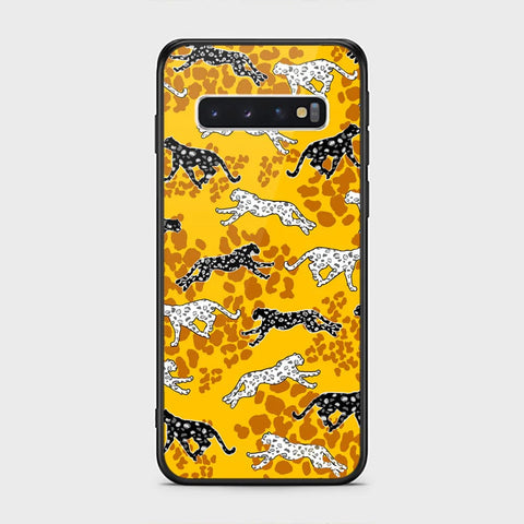 Samsung Galaxy S10 Cover - Hustle Series - HQ Ultra Shine Premium Infinity Glass Soft Silicon Borders Case