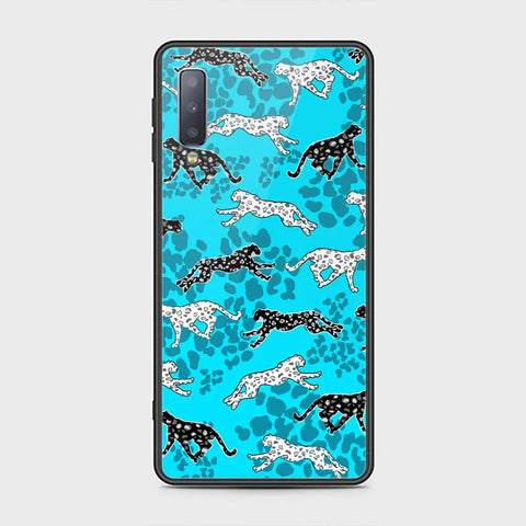 Samsung Galaxy A7 2018 Cover - Hustle Series - HQ Ultra Shine Premium Infinity Glass Soft Silicon Borders Case