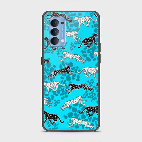 Oppo Reno 4 Cover - Hustle Series - HQ Ultra Shine Premium Infinity Glass Soft Silicon Borders Case