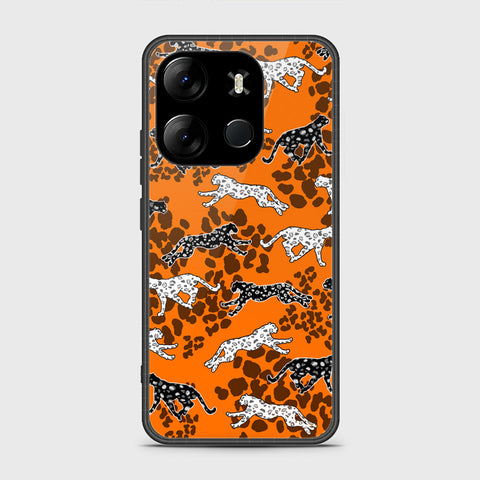 Tecno Pop 7 Pro Cover- Hustle Series - HQ Ultra Shine Premium Infinity Glass Soft Silicon Borders Case