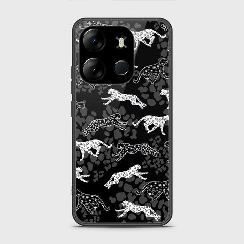Tecno Pop 7 Cover- Hustle Series - HQ Ultra Shine Premium Infinity Glass Soft Silicon Borders Case