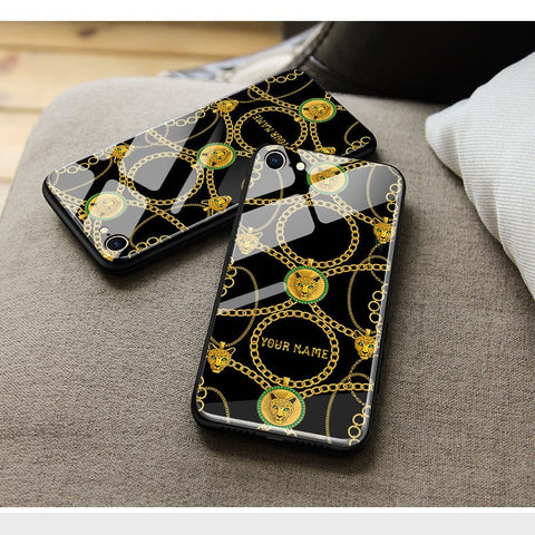 Oppo A9 Cover - Gold Series - HQ Ultra Shine Premium Infinity Glass Soft Silicon Borders Case