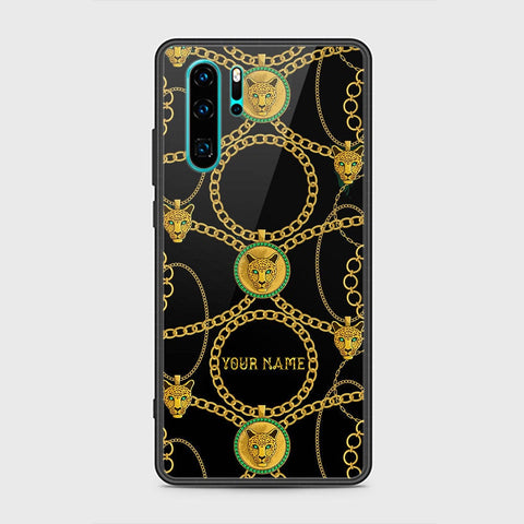 Huawei P30 Pro Cover - Gold Series - HQ Ultra Shine Premium Infinity Glass Soft Silicon Borders Case