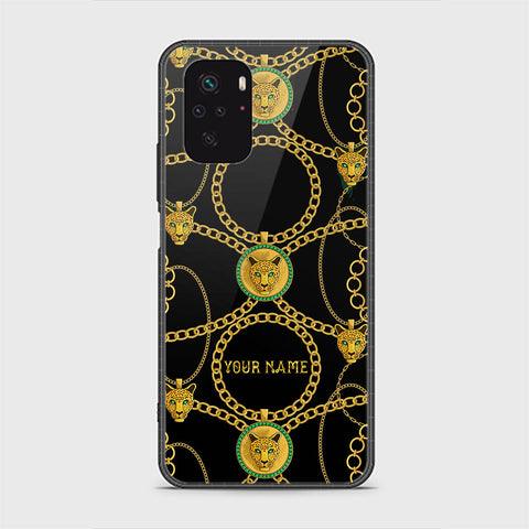 Xiaomi Redmi Note 10 4G Cover - Gold Series - HQ Ultra Shine Premium Infinity Glass Soft Silicon Borders Case