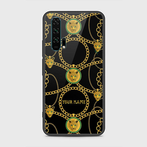 Honor 20 Pro Cover - Gold Series - HQ Ultra Shine Premium Infinity Glass Soft Silicon Borders Case