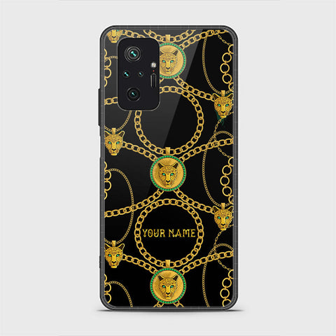 Xiaomi Redmi Note 10 Pro 4G Cover - Gold Series - HQ Ultra Shine Premium Infinity Glass Soft Silicon Borders Case