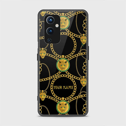 OnePlus 9 Cover - Gold Series - HQ Ultra Shine Premium Infinity Glass Soft Silicon Borders Case