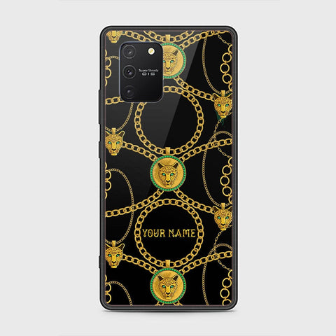 Samsung Galaxy M80s Cover - Gold Series - HQ Ultra Shine Premium Infinity Glass Soft Silicon Borders Case