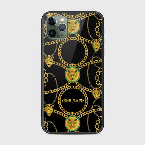 iPhone 11 Pro Cover - Gold Series - HQ Ultra Shine Premium Infinity Glass Soft Silicon Borders Case