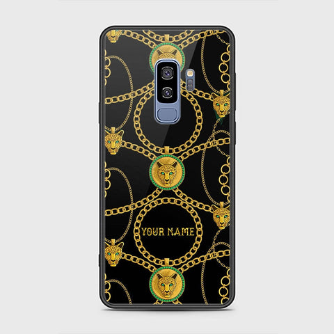 Samsung Galaxy S9 Plus Cover - Gold Series - HQ Ultra Shine Premium Infinity Glass Soft Silicon Borders Case