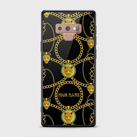 Samsung Galaxy Note 9 Cover - Gold Series - HQ Ultra Shine Premium Infinity Glass Soft Silicon Borders Case