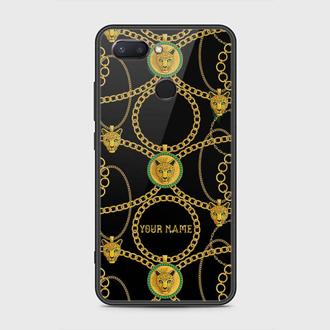 Xiaomi Mi 8 Lite Cover - Gold Series - HQ Ultra Shine Premium Infinity Glass Soft Silicon Borders Case