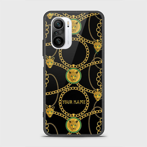 Xiaomi Poco F3 Cover - Gold Series - HQ Ultra Shine Premium Infinity Glass Soft Silicon Borders Case