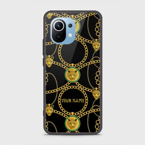 Xiaomi Mi 11 Cover - Gold Series - HQ Ultra Shine Premium Infinity Glass Soft Silicon Borders Case