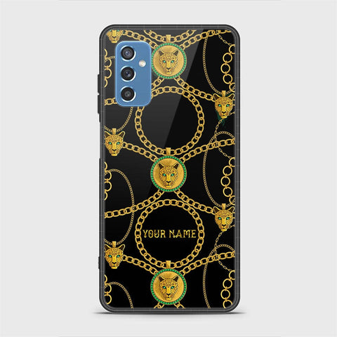 Samsung Galaxy M52 5G Cover - Gold Series - HQ Ultra Shine Premium Infinity Glass Soft Silicon Borders Case