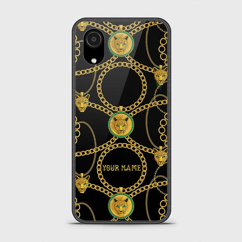 Samsung Galaxy A03 Core Cover - Gold Series - HQ Ultra Shine Premium Infinity Glass Soft Silicon Borders Case