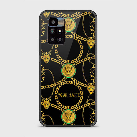 Xiaomi Redmi 10 Cover - Gold Series - HQ Ultra Shine Premium Infinity Glass Soft Silicon Borders Case