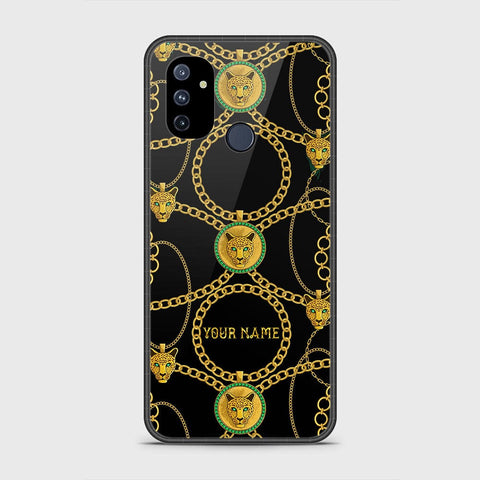 OnePlus Nord N100 Cover - Gold Series - HQ Ultra Shine Premium Infinity Glass Soft Silicon Borders Case
