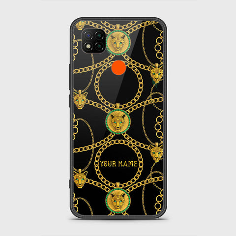 Xiaomi Redmi 10A Cover - Gold Series - HQ Ultra Shine Premium Infinity Glass Soft Silicon Borders Case