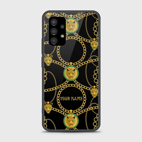 Samsung Galaxy A23 Cover - Gold Series - HQ Ultra Shine Premium Infinity Glass Soft Silicon Borders Case