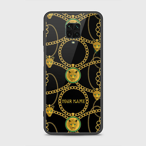 Xiaomi Redmi Note 9 Pro Cover - Gold Series - HQ Ultra Shine Premium Infinity Glass Soft Silicon Borders Case