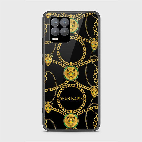 Realme 8 Pro Cover - Gold Series - HQ Ultra Shine Premium Infinity Glass Soft Silicon Borders Case