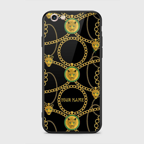 iPhone 6s Plus / 6 Plus Cover - Gold Series - HQ Ultra Shine Premium Infinity Glass Soft Silicon Borders Case