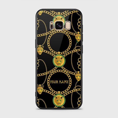 Samsung Galaxy S8 Cover - Gold Series - HQ Ultra Shine Premium Infinity Glass Soft Silicon Borders Case