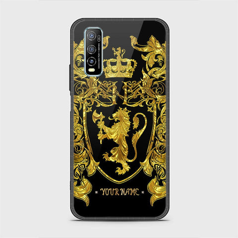 Vivo Y70s Cover - Gold Series - HQ Ultra Shine Premium Infinity Glass Soft Silicon Borders Case